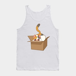 Cat in the box Tank Top